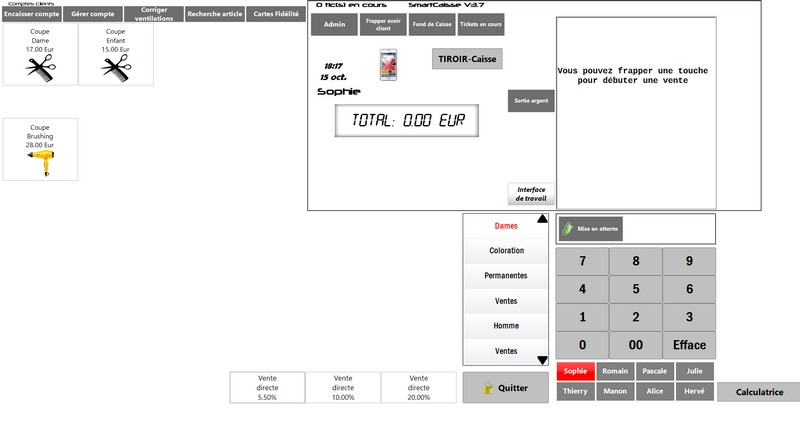 SmartCaisse coiffure
